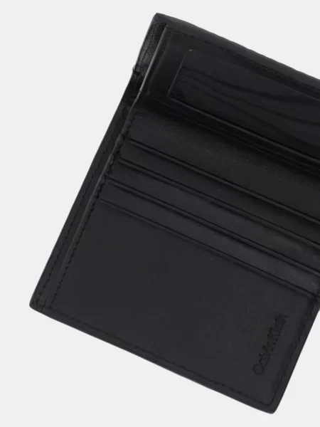 Kožená peněženka Calvin Klein černá