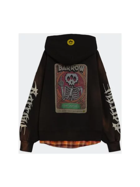 Bluza z kapturem Barrow z kapturem z nadrukiem czarna