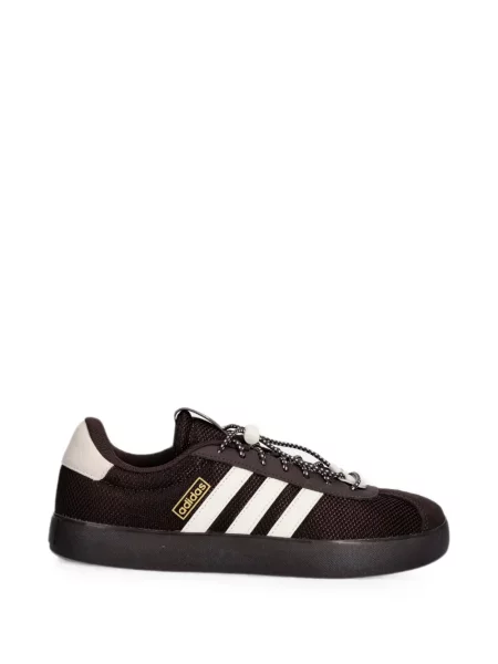 Sneakerși Adidas plasă cu autograf maro