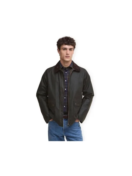 Îmbracaminte Barbour Bedale Short Wax Jacket Olive verde