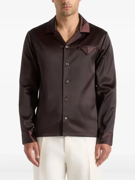 Сатенена риза Manière De Voir кафяво