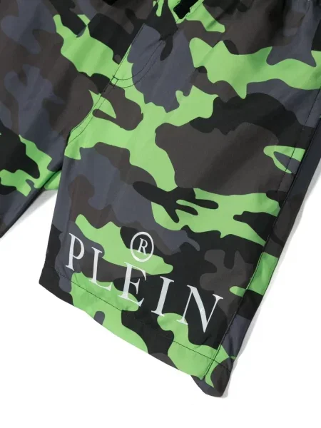 Szorty dziecięce Philipp Plein zielone