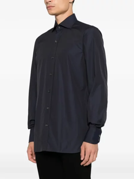 Gulerat cămașă Tom Ford albastru
