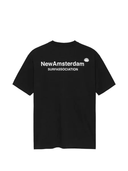 Tricou New Amsterdam cu imagine negru