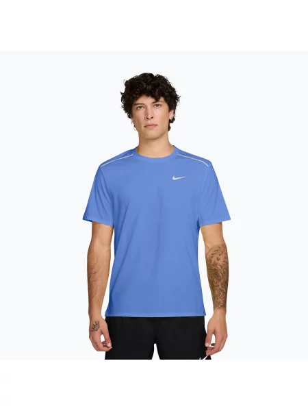 Tricou de alergare pentru bărbați Nike Miler Dri-Fit UV royal pulse