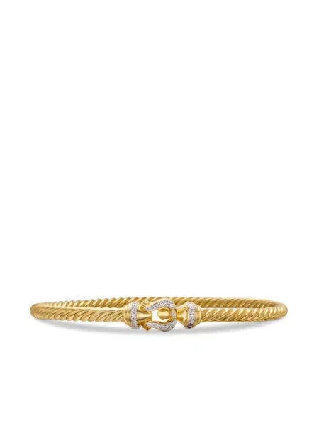 Brăţară David Yurman cu cataramă galben