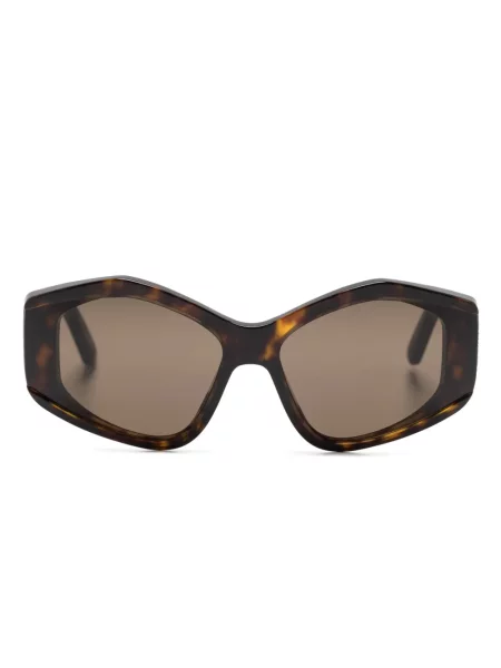 Ochelari de soare Balenciaga Eyewear cu imagine maro