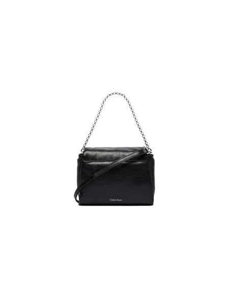 Táska Calvin Klein Emblem Hw Padded Crossbody fekete