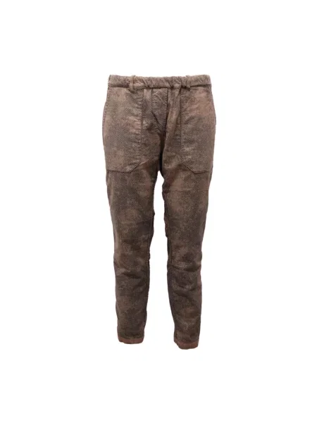 Spodnie Bob sztruksowe brązowe
