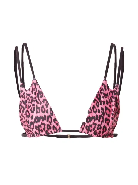 VIERVIER Bikini felső Jody rózsaszín fekete