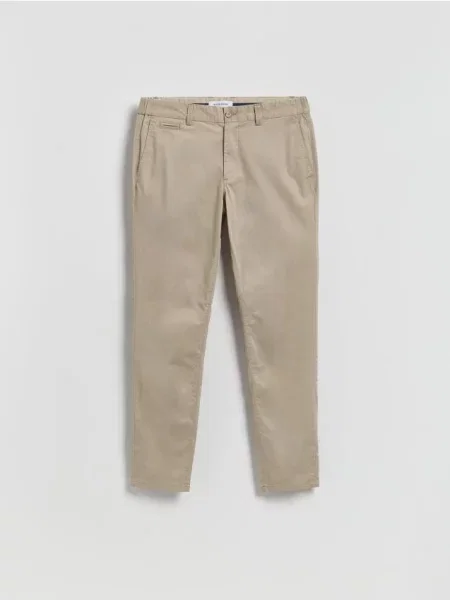 Reserved Pantaloni chino slim fit bej