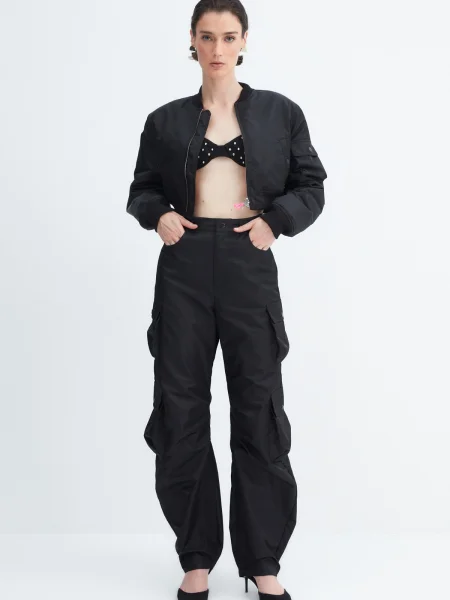 Панталон Trendyol черно