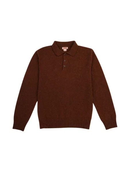 Koszulka polo Baracuta brązowa