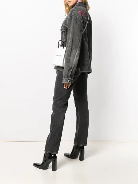 Dirželis shopper rankinė Balenciaga balta