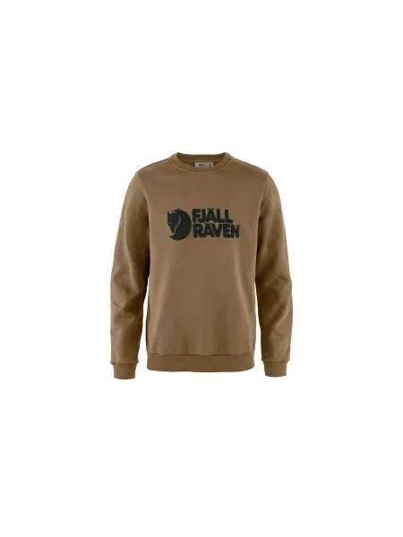 Sweter Fjällräven z kapturem z logo czarny