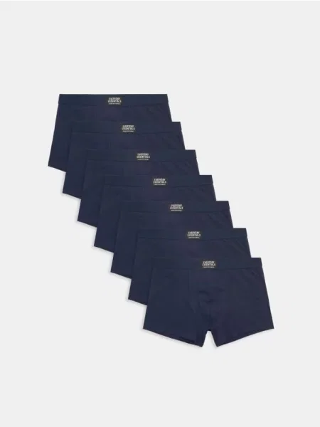 Sinsay bokserki classic 7 pack granatowy