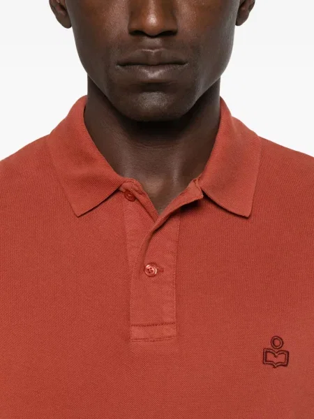 Polo Isabel Marant cu broderie maro