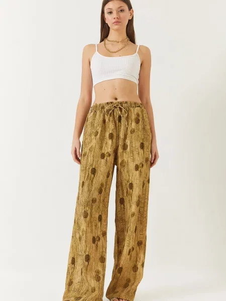 Bianco Lucci Pantaloni oliv / închis verde