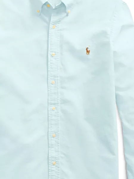 Tricou polo Polo Ralph Lauren cu glugă cu blană cu broderie roșu