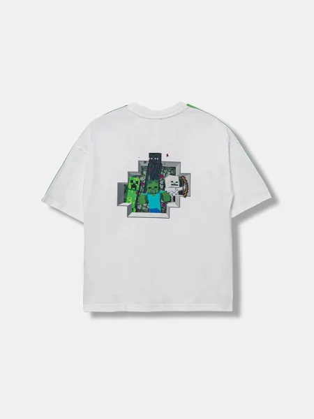 Adidas Originals tričko MINECRAFT bílé
