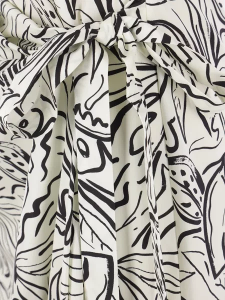 Rochie midi Aspesi cu model floral cu imagine de costum