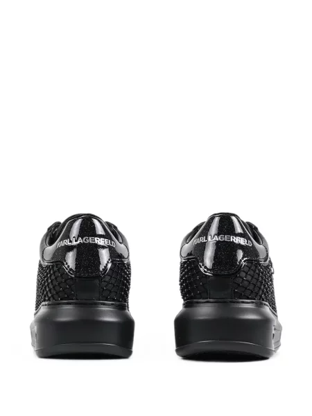 Sneakerși Karl Lagerfeld cu platformă negru