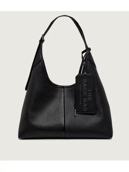 Marc Jacobs Bőr hobo táska Belted Sack Bag fekete