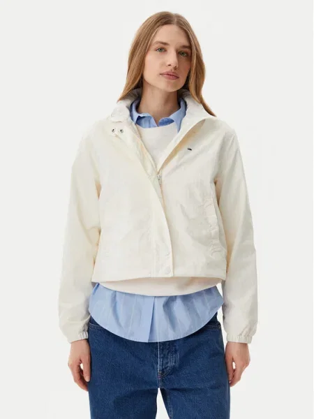 Tommy Jeans Geacă Essential Écru