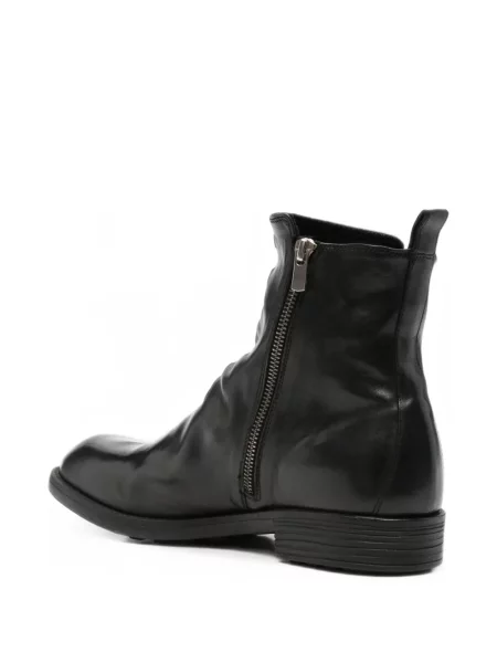 Cizme scurte Officine Creative din piele negru