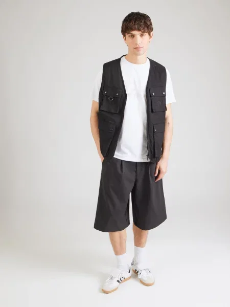 BOSS Tricou grej alb