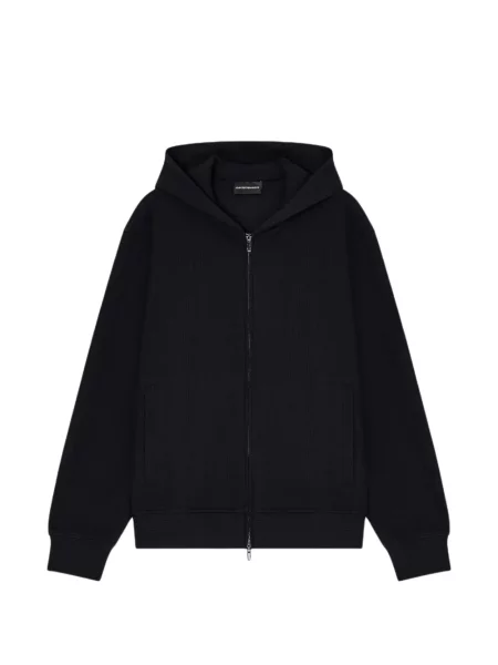Hanorac cu glugă Emporio Armani negru