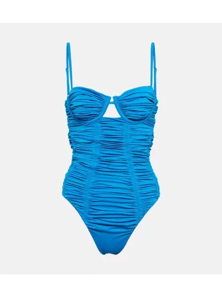 Costum de baie Self-portrait albastru