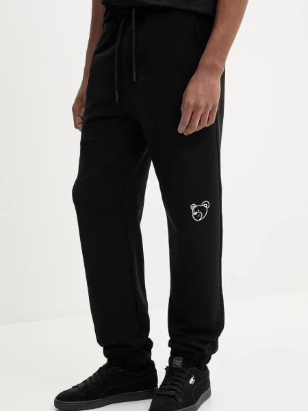 Donji dio trenirke Inbetweeners ravni kroj srednje visoki struk crna