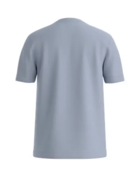 Tricou Boss cu broderie albastru
