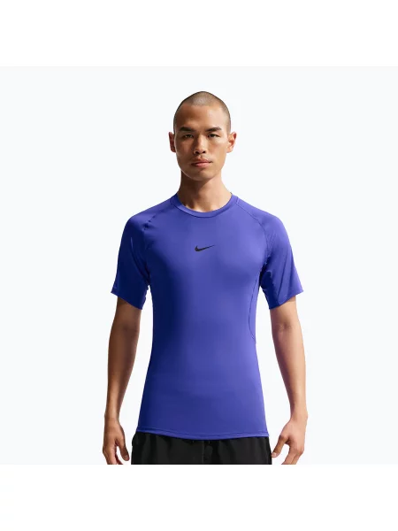 Tricou de antrenament bărbați Nike Pro Dri-Fit Tight Fitness persian violet/black negru