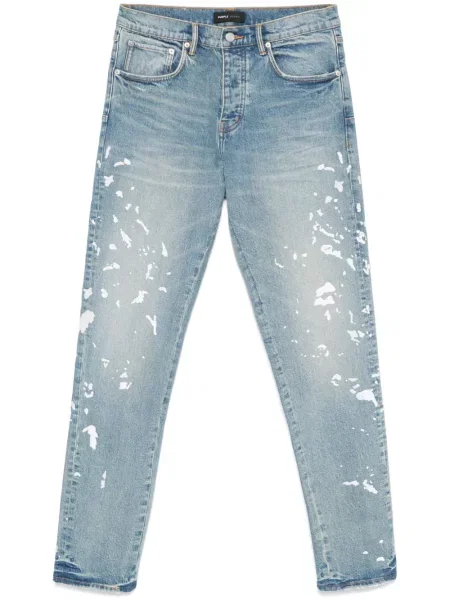 Дънки Purple Brand бродирани синьо