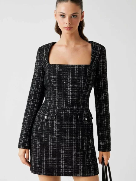 Платье миди Guess черное