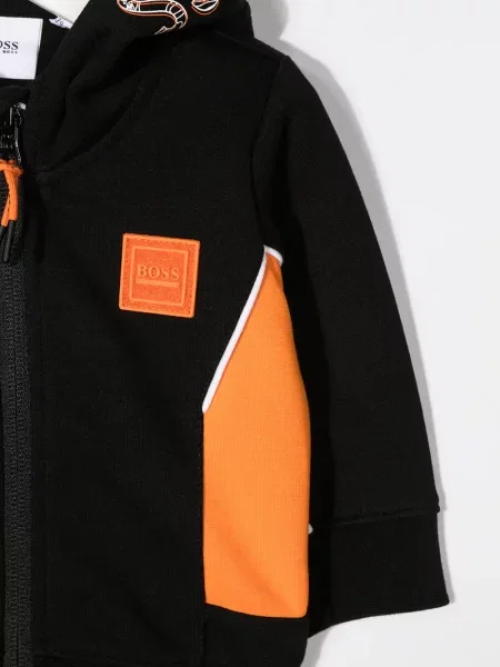 Bluza z kapturem dziecięca Bosswear czarna