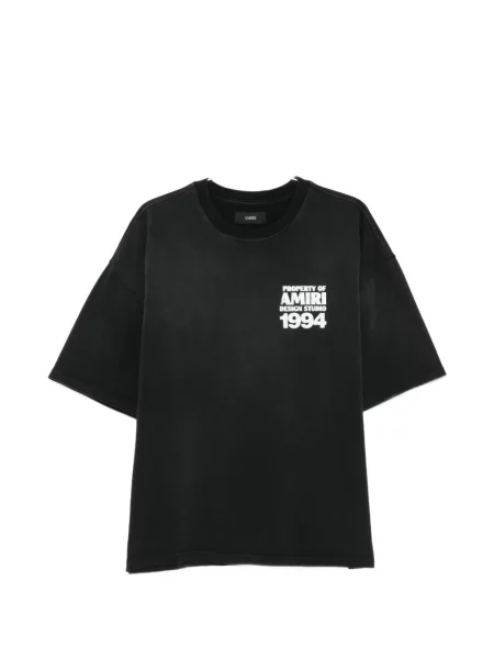 Tricou Amiri cu imagine negru