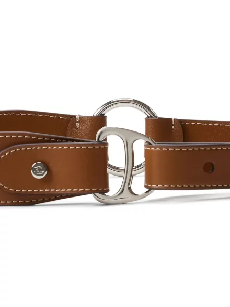 Шкіряний Lauren Ralph Lauren коричневий