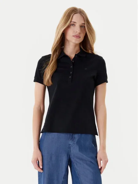United Colors Of Benetton Tricou polo negru