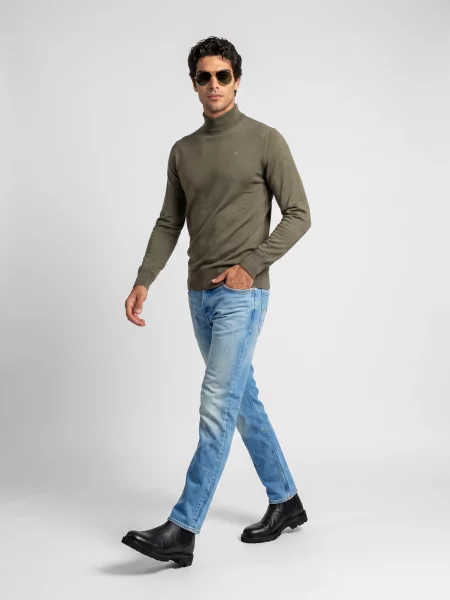 Blugi conici G-star Raw conici albastru