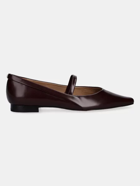 BOSS balerini de piele Charlize violet