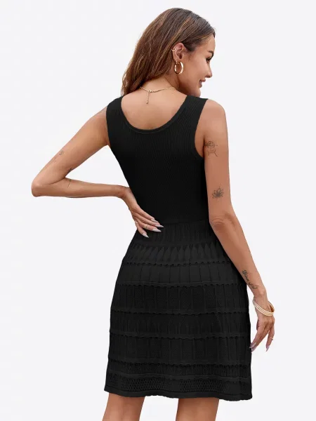 Imily Bela Rochie tricotat negru
