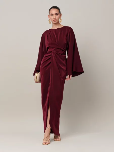 Sável Rochie de seară Sienna bordeaux roșu