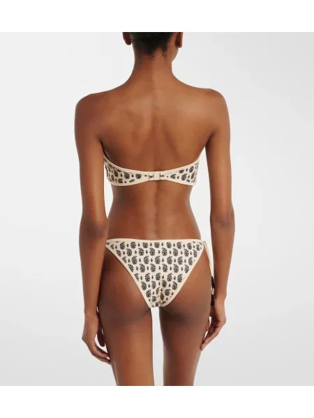 Bikini Johanna Ortiz cu imagine alb