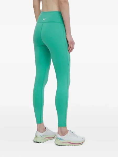 Leggings Reebok cu autograf verde
