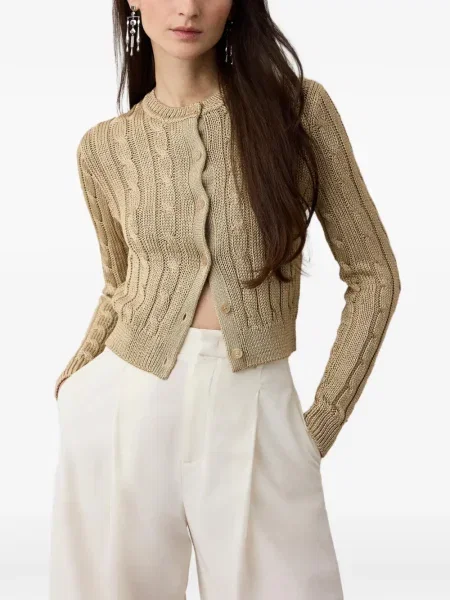 Плетена жилетка Ralph Lauren Collection изрязани