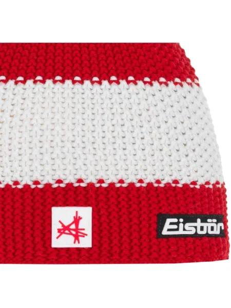 Zimná čiapka Eisbar Star Pompon SA ketchup/white/ketchup biela
