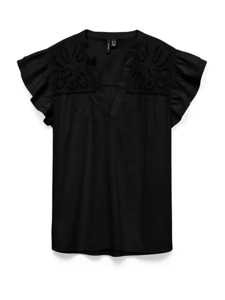 VERO MODA Bluză VMLINE' negru
